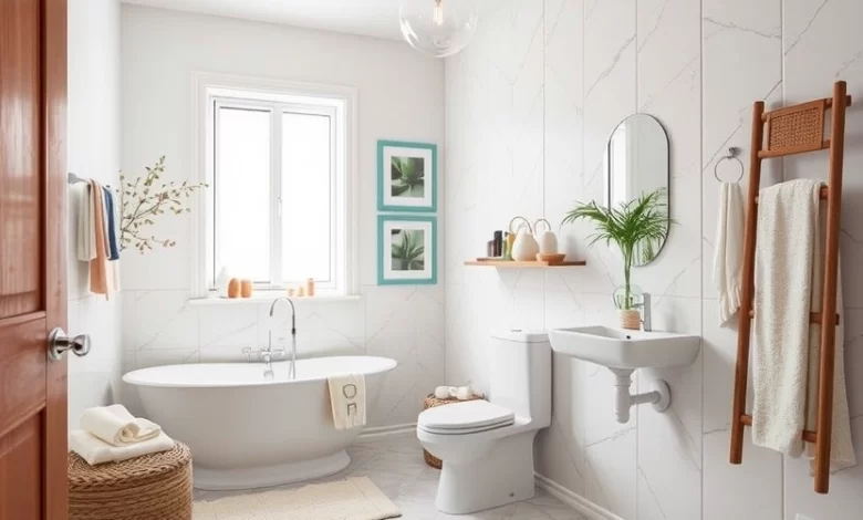 Photo of Декор ванной комнаты с влагостойкими материалами